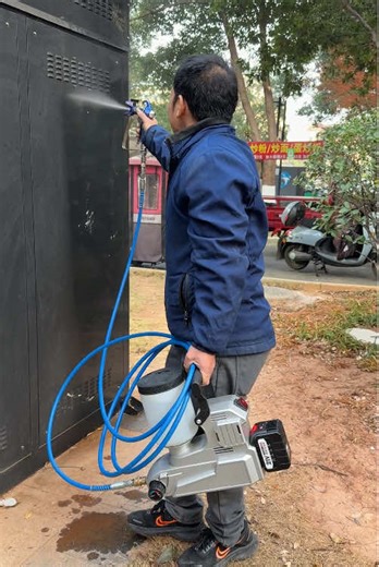 Faster Dual Battery DIY Airless Sprayer Coating