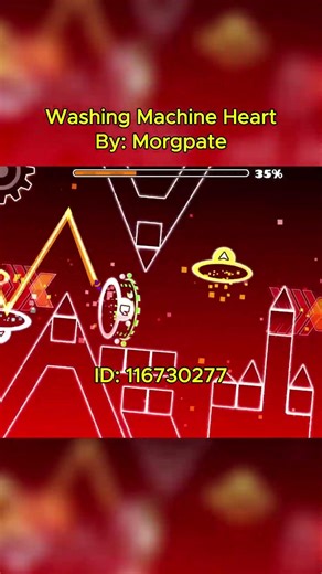 Washing Machine Heart in Geometry Dash #geometrydash #shorts