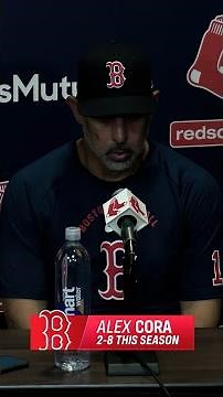 Alex Cora on Red Sox Struggles in Loss to Brewers