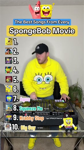 The Best Songs from every SpongeBob Movie