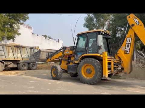 JCB 3DX Backhoe Extreme Mud Digging | Powerful Machine Action