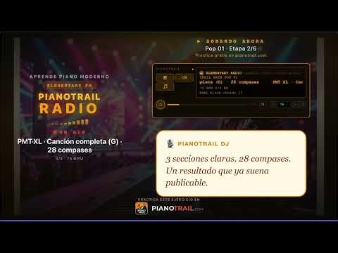 Tu primera canción pop completa al piano: intro, verso y estribillo 🎵