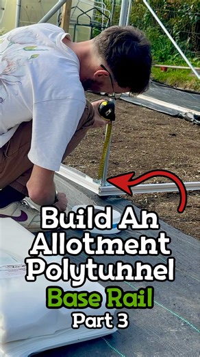 Part 4 of the polytunnel build — fitting the aluminium base rail 🏗️ This is the final structural step before the cover goes on, and it plays a huge role in how strong and long-lasting the tunnel will be. The base rail is what locks the cover in place and keeps tension evenly around the tunnel 🌬️ Using aluminium instead of wood means it won’t rot, warp, or weaken over time — it’s built to handle weather, moisture, and years of use without failing 🌧️💪 This stage ties everything together and tu