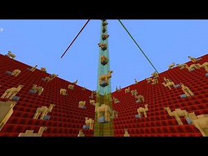 I Built a Particle Accelerator Vertical Launcher in Minecraft