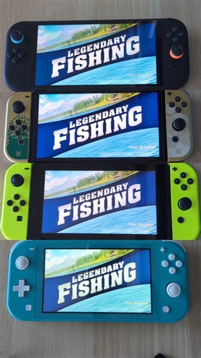 Legendary Fishing- Nintendo Switch 2 vs Switch OLED vs Switch vs Lite Speed Comparison