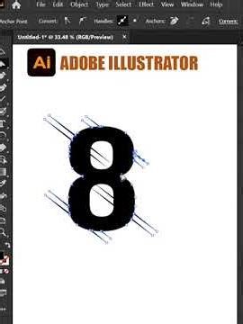 Simple 8 → Pro Logo | Adobe Illustrator Logo Design Transformation#adobeillustrator