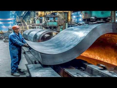 Epic Heavy Duty Metalworking Technology - Largest Rail Axles CNC Lathe Machining - Amazing Factory
