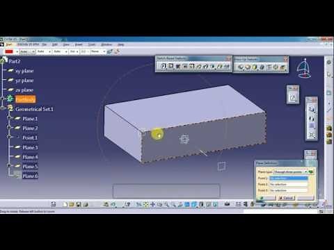 How to create a new plane in CATIA V5?
