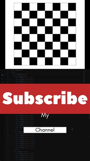 Chess Project using Html and css|#youtube #youtubeshorts #viral #trending #video