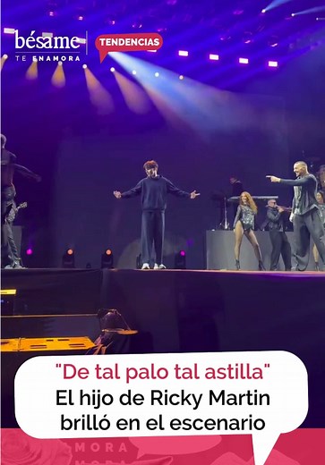 Valentino Martin Brilla en el Escenario al Estilo de su Papi
