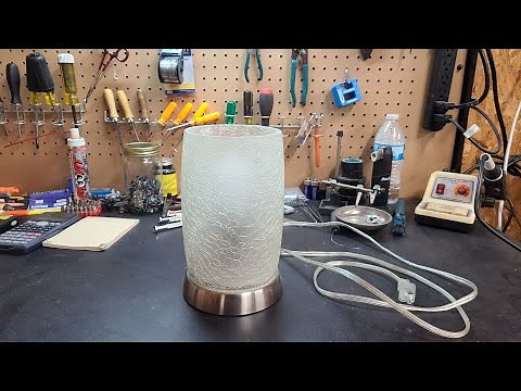 "Fixing" an old touch lamp