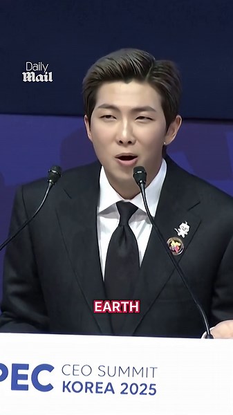 RM, leader of K-POP band BTS, calls for cultural diversity