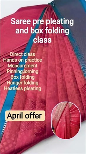 saree pre pleating hosur,8870497529#prepl #fluffy #prepleating