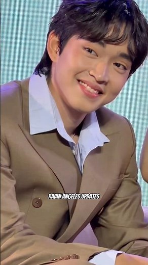 Rabin Angeles at the Mid-Season Media Conference of 'Dating Alys Perez' 🧡 #rabinangeles #drakepalma