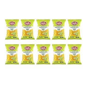 Amazon.com : CHIFLES LIME (Limón) PLANTAIN CHIPS, 4.5 Ounce (Pack of 10) : Everything Else