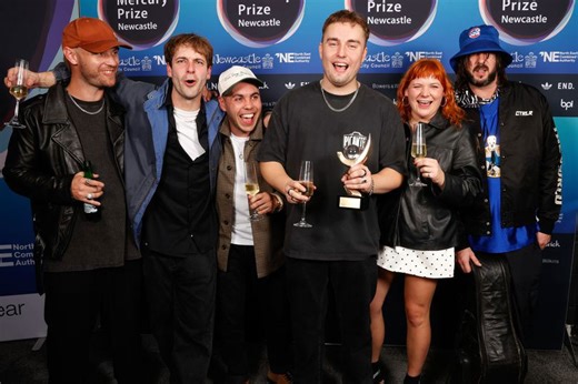 Sam Fender 'in total shock' as People Watching upsets the odds to win Mercury Prize