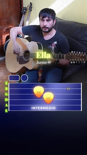 Tutorial Completo de Guitarra: 'Ella' de Junior H