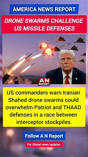 Iran Drone Swarms Challenge US Missile Defenses