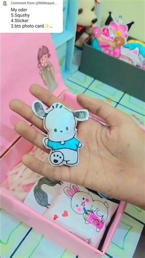 🫧 fake order packing 🫧📦#shorts #artandcraft #sanrio