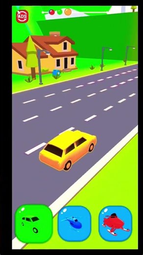 shape shifting funny gameplay racing #mobilegaming #shorts #viralshorts
