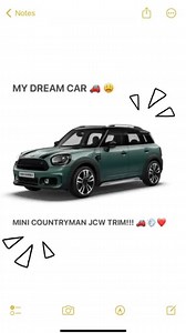 85K views · 108 reactions | Caught you snooping in our Notes app! ️‍♂️ Ever dreamt of cruising in the stylish MINI Countryman JCW Trim? Well, you should!  Don't overthink it, just go for it! Live the dream and let the adventure unfold!  Bring home the MINI Countryman JCW Trim with 4+1 Year MSRI from RM2,329*/month or 0% Straight Line Financing. Find out more: www.mini.my/MINICountrymanJCWTrim.html #MINIMalaysia #MINICountryman | MINI | Facebook