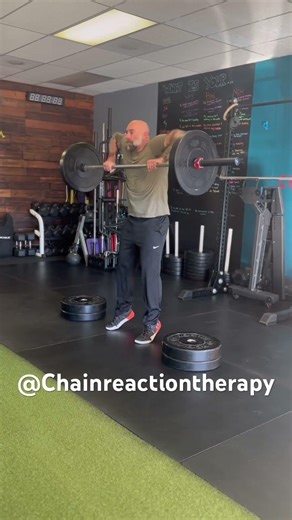 2 plate elevated barbell high pull