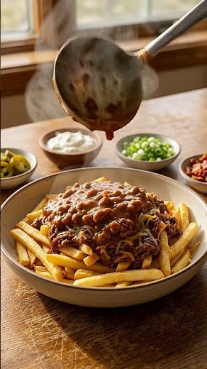Make Crispy Loaded Fries at Home with Rich Cheese Sauce and Fresh Toppings