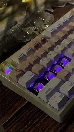 Ro75 Beige Creamy Aluminum Mechanical Keyboard Wired RGB Backlit Typing Sound Test