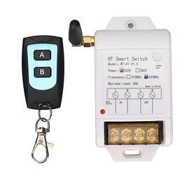 Commutateur de télécommande sans fil 433Mhz, relais émetteur-récepteur RF pour pompe à eau, lumière LED, porte de Garage AC 220V | Rakuten