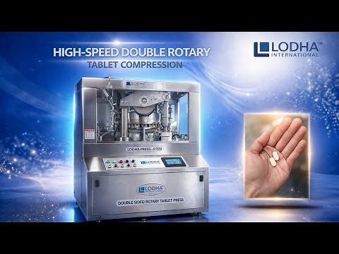 High-Speed Double Rotary Tablet Compression 37/45/55 & 61 Stations