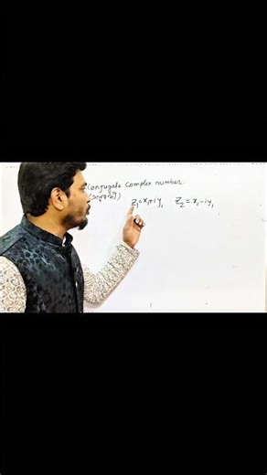 What is conjugate complex number?#maths #complexnumbers #education