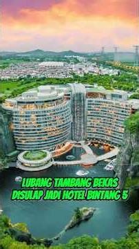 Former Mining Pit Transformed into a 5-Star Hotel #uniquefacts #science #funscience