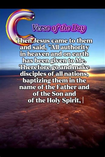 (VOD) Matthew 28:18-20 #motivational #inspirational #faith #believe