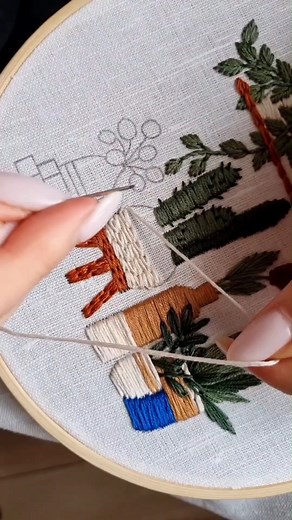 Easy Chain stitch tutorial #needlework #handmade #design #reels #trending #video #ideas #fbreels #new #love #viralvideo #FBVIDEO #stitch #embroidery #viral | Embroidery Skills ideas