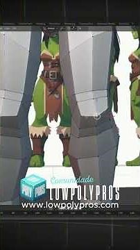 This is how I make low-poly characters for 3D games #3d #blender #3dmodeling