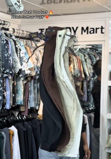 Premium Remi Cotton Pants for Summer