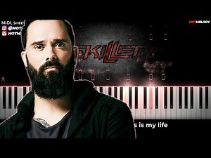 Skillet - Awake and alive - piano karaoke cover