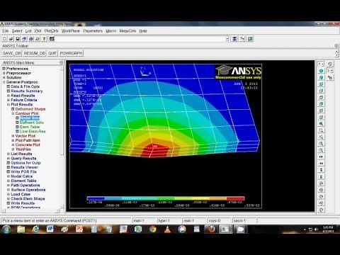 Analysis of composites in ANSYS Mechanical APDL