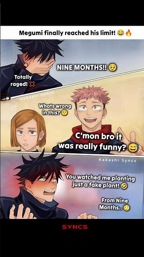 Yuji and Nobara really violated him! 😂🔥 | #Megumi #JujutsuKaisen #JJK #Yuji #Nobara #MegumiFushiguro