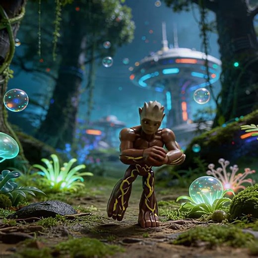 Lego Groot doing Groot things !