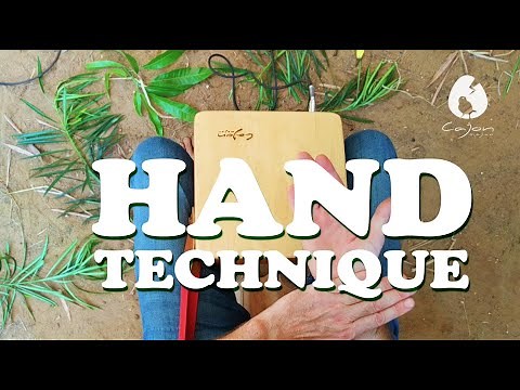 How to play on mini cajon | Drum grooves beat tutorial for beginners | Hand drum Rhythm Lessons