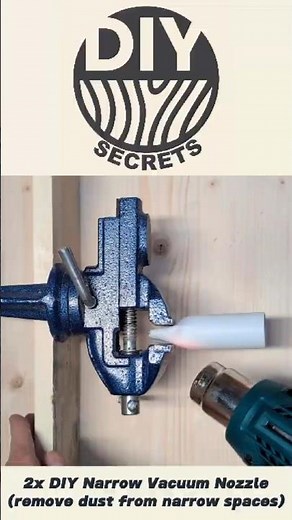 DIY Narrow Vacuum Nozzle | #DIY #VacuumHack #WorkshopTips #CleaningHack #HomeWorkshop #LifeHack