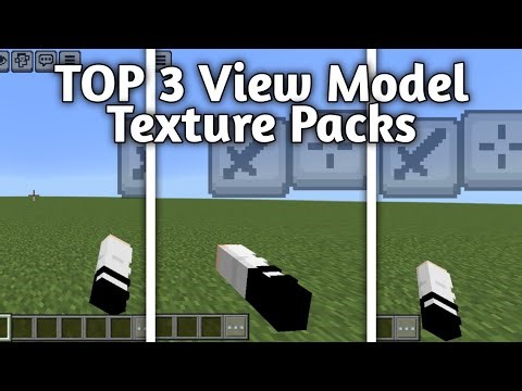 TOP 3 View Model Texture Packs For MCPE/MCBE 1.21+