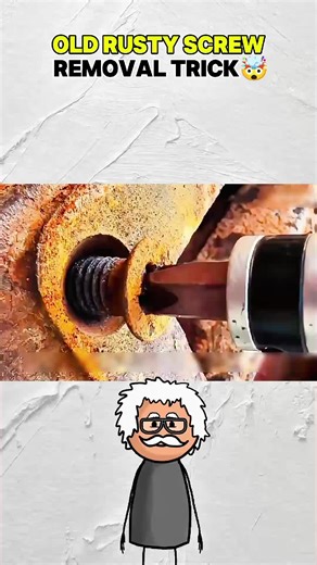 Stuck Rusty Screw? Try This Simple Trick| How To Remove a Rusty Screw Easily 🔧 Rusty Screw Removal Life Hack You Should Know|Old Rusty Screw? Fix It With This Smart Trick|Simple Tool Trick To Remove Rusty Screws Fast|Best DIY Trick For Stubborn Rusty Screws #rustyscrew #diyrepair #tooltrick #lifehack #tipsandtricks