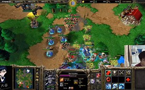 【飞机湮没】魔兽争霸大帝解说 Happy vs HawK CH