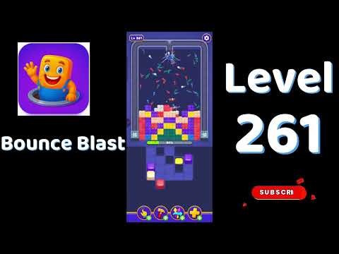 Bounce Blast Level 261 Walkthrough 🎮💥 | Tricky Ball Puzzle Solution | Go Answer