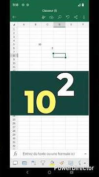 Calculer une puissance sur excel[Part 16]