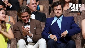 Fans are convinced Harry Styles spit on ‘Don’t Worry Darling’ co-star Chris Pine
