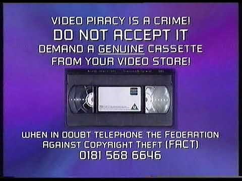 CIC Video - Universal Studios Home Video Anti-Piracy Warning (Early 1997)