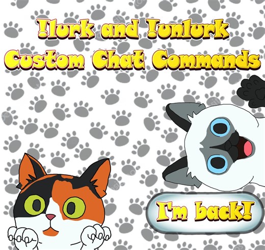 Lurk | Unlurk - Twitch / Stream Elements Chat Command Widget - Etsy